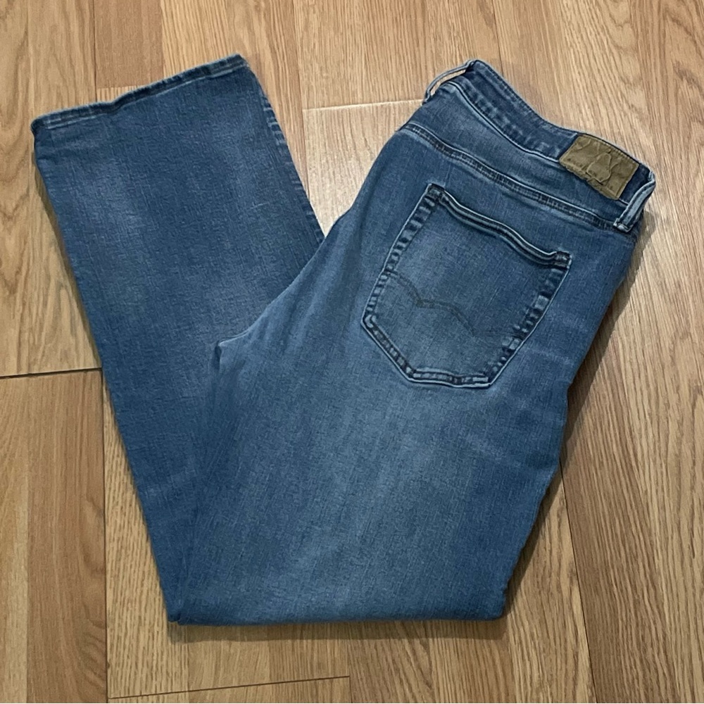 American Eagle Men’s 36x32 (36x30) Original Bootcut Jeans Blue Denim Mid Rise